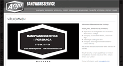 Desktop Screenshot of bandvagnar.se