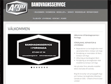 Tablet Screenshot of bandvagnar.se
